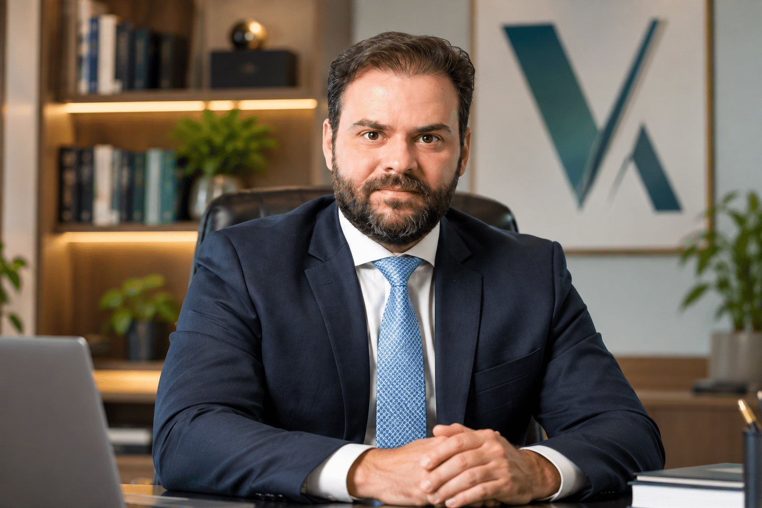 Dr. José Pedro Rego Neto em seu consultório